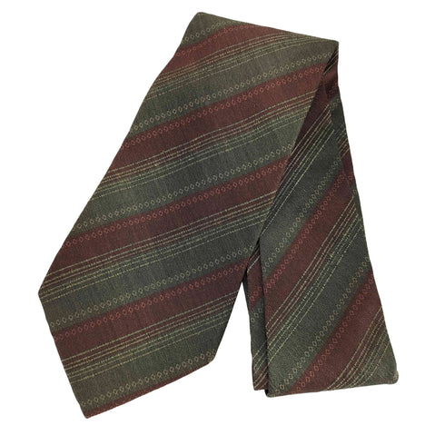 アイムイッセイミヤケ im ISSEY MIYAKE ボーダー シルクネクタイ メンズ